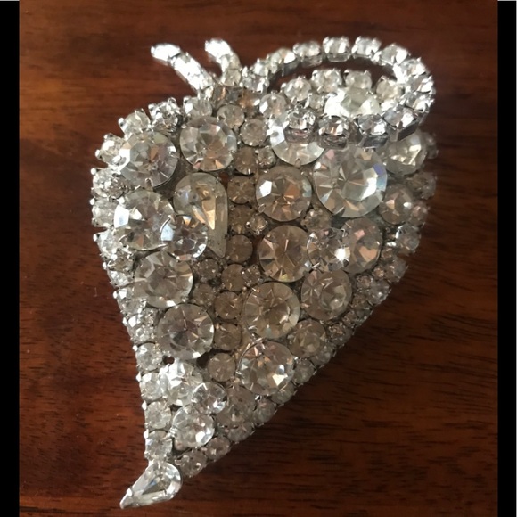 Vintage Rhinestone Brooch - Picture 2 of 8
